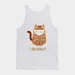 Funny Cat with the mask Tank Top